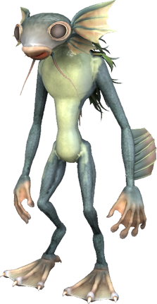 Ilustração de uma criatura